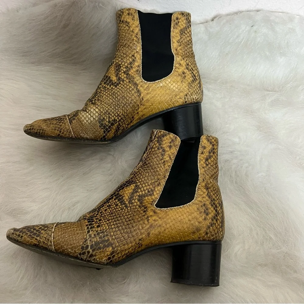 Isabel Marant Danae Snakeskin Embossed Boot